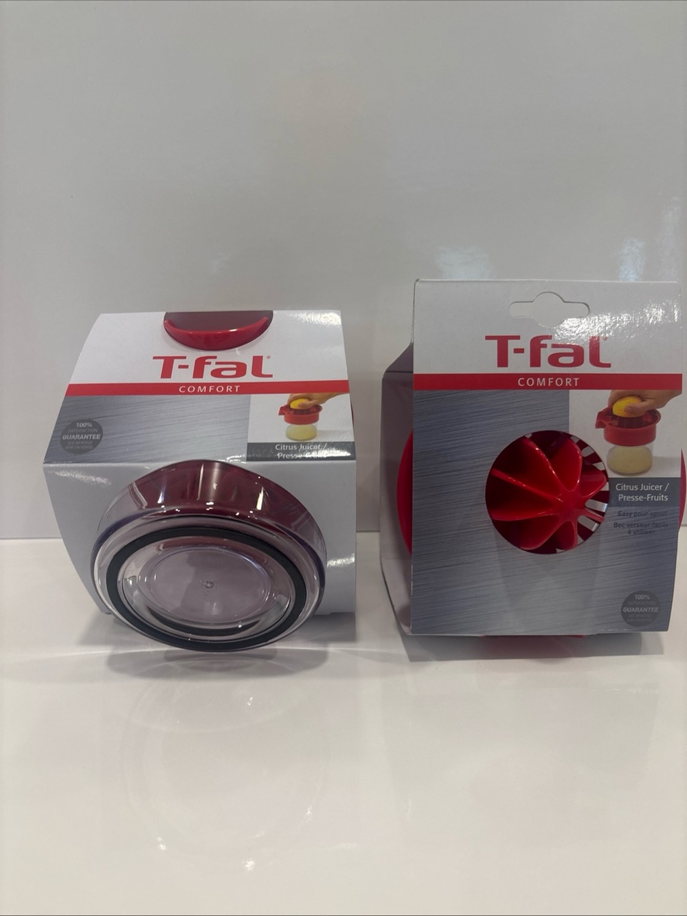 T-fal Comfort Red Citrus Juicer - Handheld Kitchen Tool - Picture 3 of 3